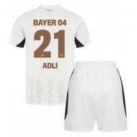 Bayer Leverkusen Amine Adli #21 Bortedraktsett Barn 2024-25 Kortermet (+ Korte bukser)